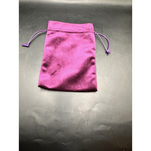 Tarot Cards Bag Pouch 5 X 7 Purple Velvet Gold Tree Of Life Trinkets - Picture 4 of 4